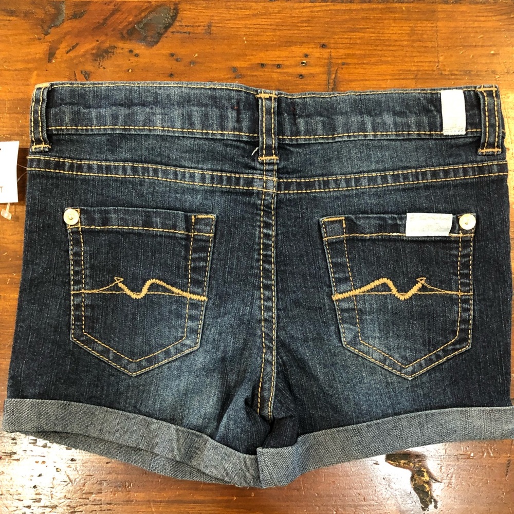 7 For All Mankind Jean Shorts Toddler NWT